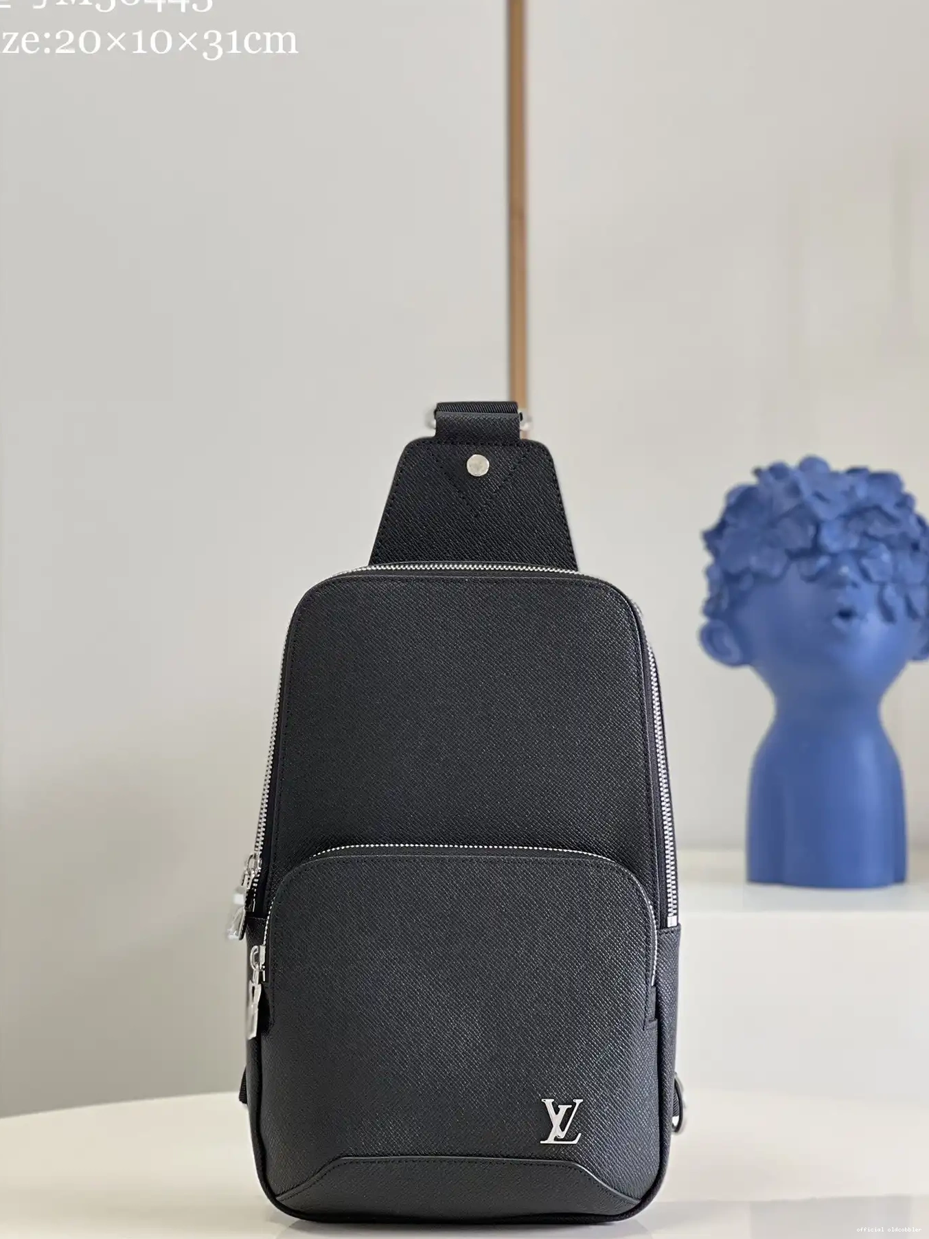 Official oldcobbler VUITTON SLING BAG AVENUE LOUIS 0705